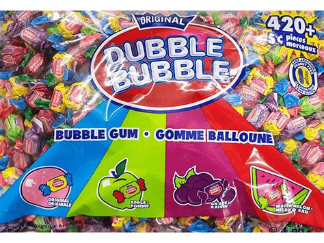 Dubble Bubble Twist Wrapped Gum - 4 Flavors (420+ Pieces ...