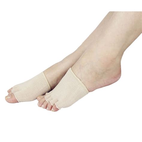 1 Pair Compression Toe Separating Socks Heel Pain Relief Tanga