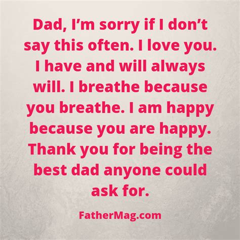 110 I Love My Dad Quotes With Beautiful Images Fathering Magazine