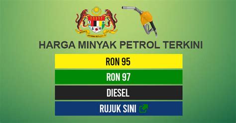 Diesel (rm2.04 seliter) dan petrol ron97 (rm2.23 seliter) mulai 12 tengah malam ini (5 januari) penetapan harga minyak petrol dan diesel ditangguh sementara buat masa ini ketika tinjauan di stesen shell jalan bangsar. Harga Minyak Petrol Terkini - Portal Malaysia