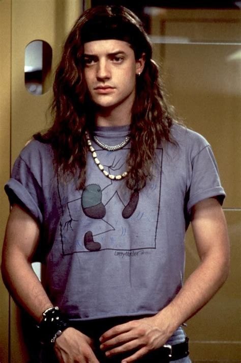 90s Movies — Airheads Brendan Fraser Long Hair Styles Men Long