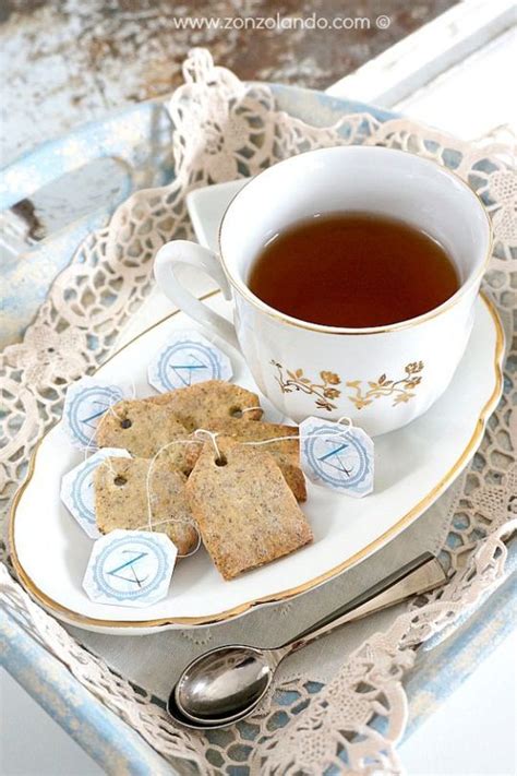 Earl Grey Tea Bag Biscuits Ricette Di Tè Ora Del Tè Bere Il Tè