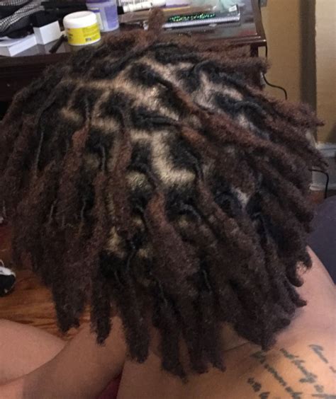18 human scalp hair grows about 1.3 cm per month. My babiesss 😍😍 4 months #dreads #length #growth | Natural ...