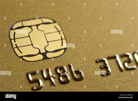 Credit Card Chip Stock Photo Alamy
