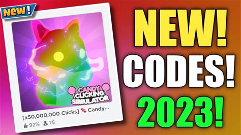 Limited All Working Codes For Candy Clicking Simulator Candy