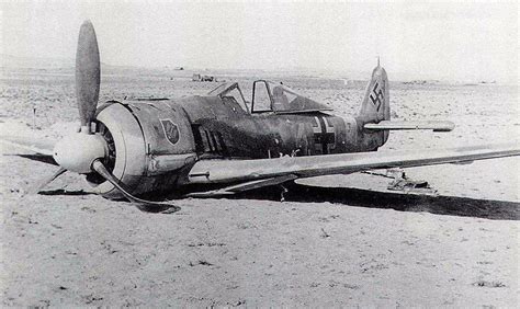 Fw 190a Crash Landed In Tunisia 1943 Pin By Paolo Marzioli Wwii