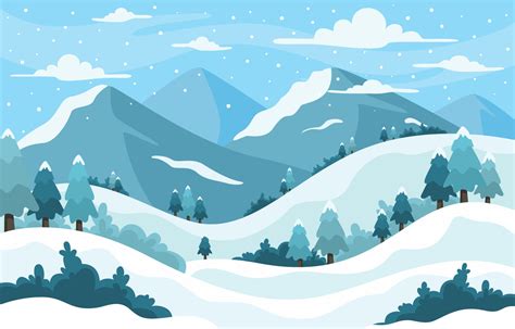 Snow Mountain Vector Art Icons And Graphics For Free Download