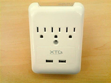 Xtg Technology Slim Wall Plate And Surge Protector Getdatgadget