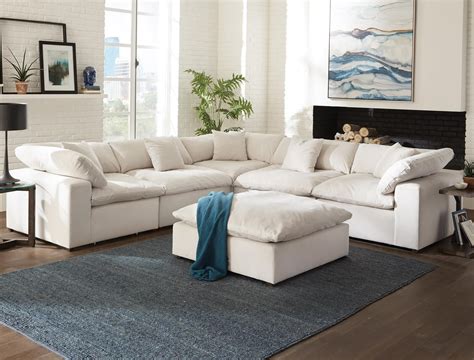 Jackson Furniture Posh Contemporary L Shaped Sectional Sofa Lindys