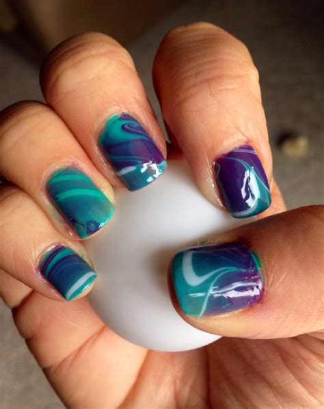 Water Marble Nail Art Musely
