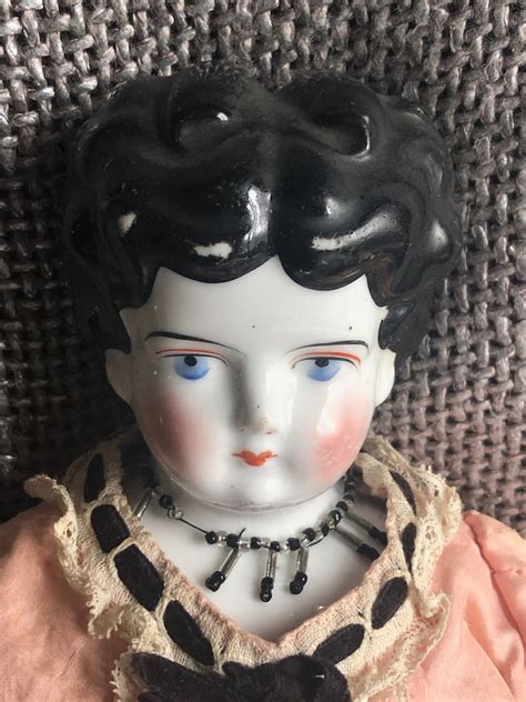 Stunning Antique China Head Doll Circa 1875 Etsy