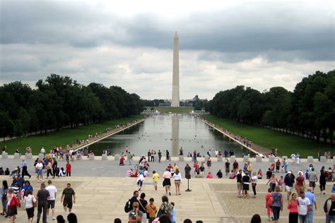 Washington Dc Washington Monument And Reflecting Pool Fro Flickr