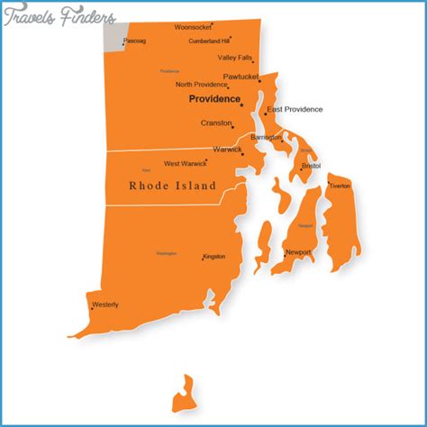 Rhode Island Map Travelsfinderscom