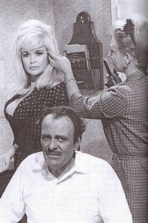 Jayne Mansfield Having Her Hair Styled For A Guide For The Married Man