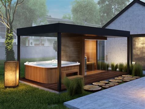 Pin On Garden Design In 2020 Hot Tub Outdoor Hot Tub Garden Hot Tub