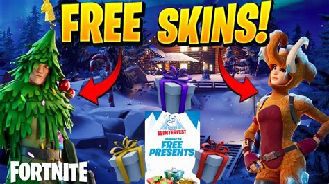 How To Get Free Skins Rewards And More New Fortnite Winterfest