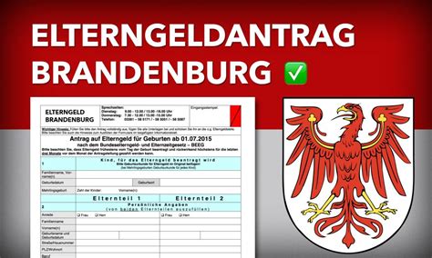 Mögliche elterngeldstellen sind ihr bezirksamt, rathaus. Elterngeldantrag Brandenburg - alle Anträge, wichtige ...