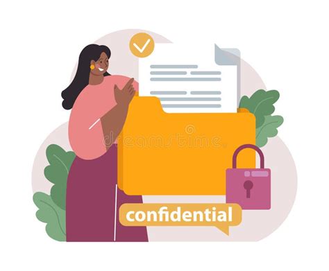 Personal Data Security Information Privacy And Confidentiality Stock