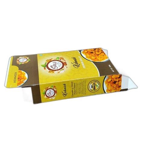 Cardboard Dry Fruit Packaging Box Box Capacity 250 Gms At Rs 7piece