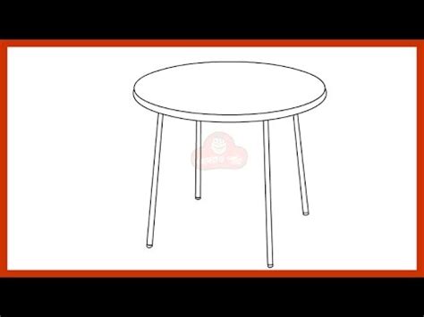 Keep step by step drawing everyday, keep daily portrait, then to be an artist master as soon as possible. how to draw a table step by step - YouTube