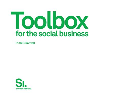 Pdf Toolbox For The Social Business