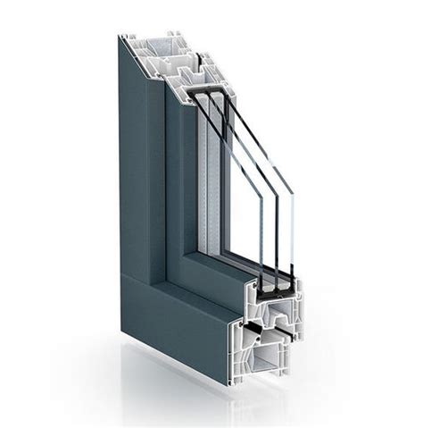Aluminum Window Profile 76 Centre Seal Aluclip KÖmmerling Pvc