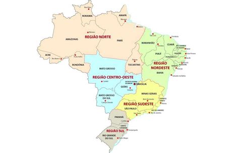 Geografia E História Ao Seu Alcance Regionalização Do Brasil Ibge