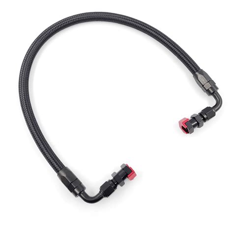 k motor braided fuel line kit for honda civic acura integra crx