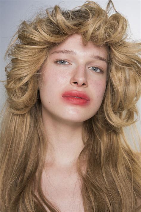 Every Makeup Look You Need To See From The Spring Shows Spring Makeup Trends Big Hair