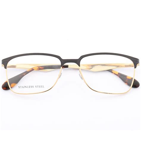 full frame mixed materials browline eyeglasses frames model s7018 — jupitoo