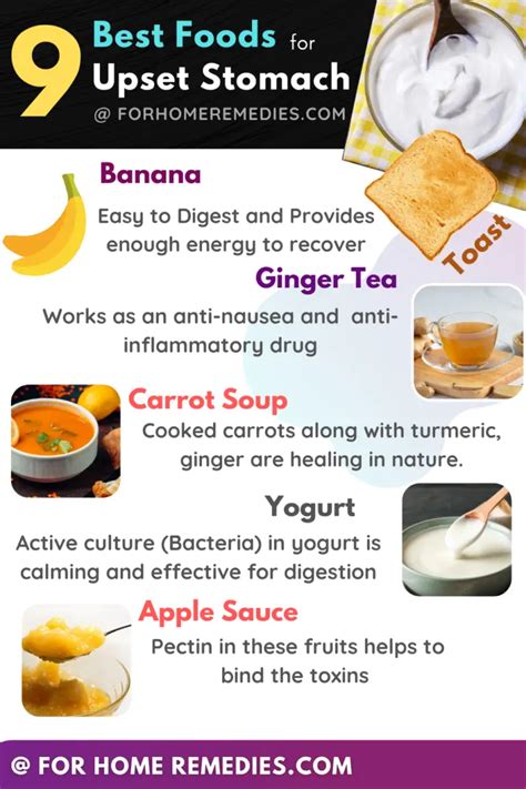 9 Best Foods For Upset Stomach Soothing Home Remedies Forhomeremedies