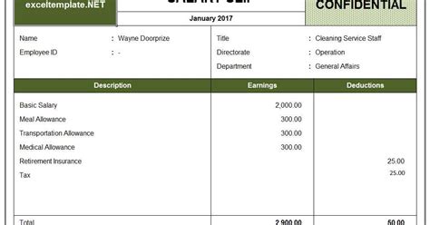 Payslip template employee payslip template for excel printable by bstemplates.com. Free Salary Slip Format & Template - 15+ Salary slip Excel / word Download - Project Management ...