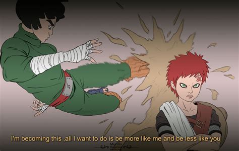 Rock Lee Vs Gaara Fan Art By Murillomagalhaes92 On Deviantart