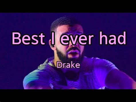 Check the video as miguel flips best i ever had. Drake - Best I ever had 한글가사, 자막 - YouTube