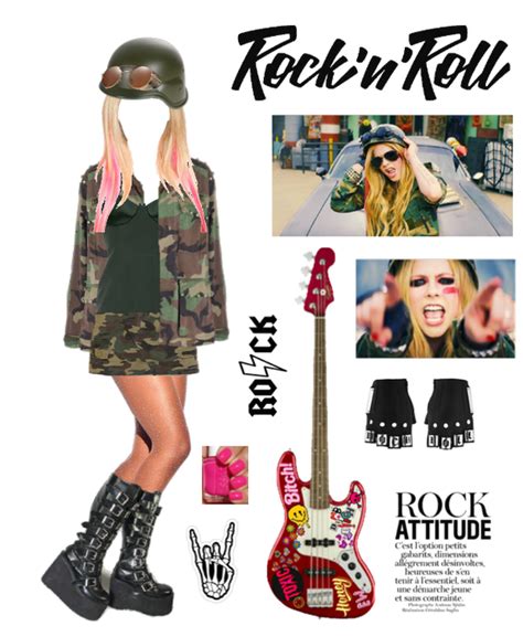 Rock N Roll Avril Lavigne Outfit Shoplook Avril Lavigne Outfits Emo Outfits For Girls