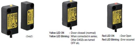 D40z Compact Non Contact Door Switchfeatures Omron