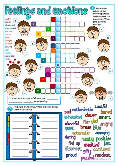 Worksheets On Feelings And Emotions