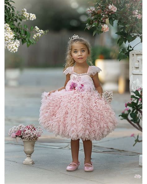 dollcake happily ever after dress pink short dollcake dresses ballerina flower girl dress