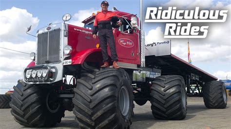 Big Pete The Worlds First Monster Truck And Trailer Ridiculous Rides