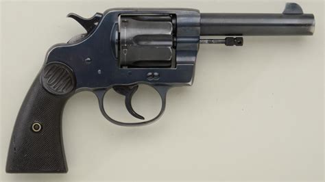 Colt New Service Da Revolver 45 Colt Caliber 4 12 Barrel Re Blued