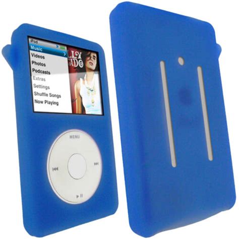 Blue Silicone Skin Case For Apple Ipod Classic 80gb 120gb 160gb Cover Holder Ebay