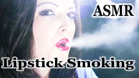 Sexy Lipstick Smoking Asmr Really Smoky No Sound Youtube