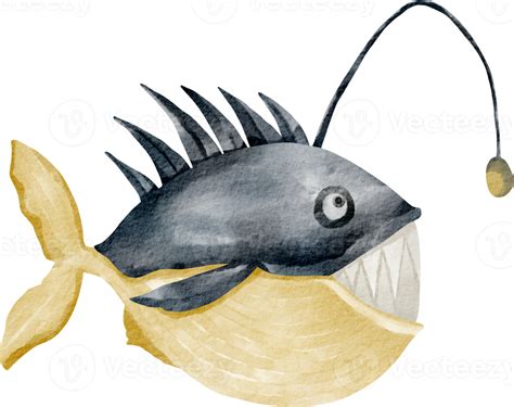 Watercolor Sea Fish 16537691 Png