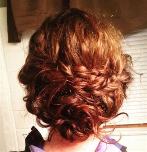 40 Creative Updos For Curly Hair Curly Hair Updo Hairdos For Curly
