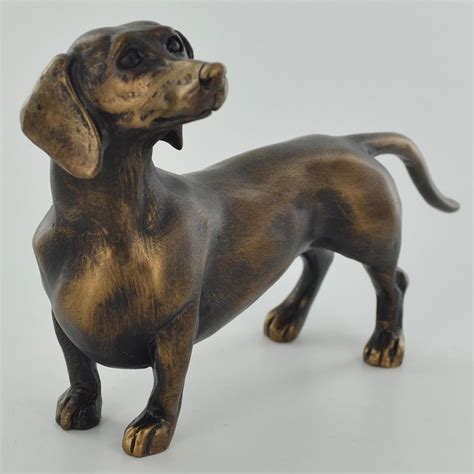 Dachshund Dog Bronze Sculpture Bronze Ts