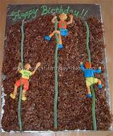 Rock Climbing Themed Birthday Party Images
