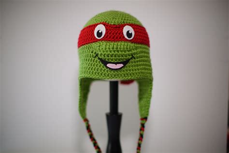 Crochet Ninja Turtle Hat Hats Crochet Ninja Turtle Handmade Hat