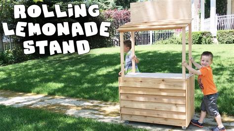 make your own rolling lemonade stand youtube