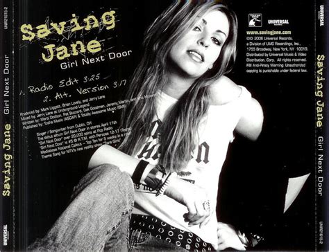 Saving Jane Girl Next Door 2006 CD Discogs