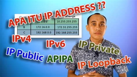 Data ini mencatat semua aktivitas pada aplikasi yang digunakan. Tips Komputer dan Jaringan Apa itu IP Address?? - YouTube